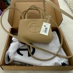Telfar small shopper cream